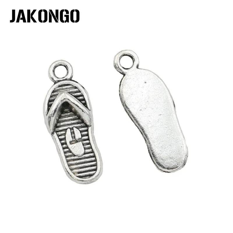 JAKONGO тибетские посеребренные Тапочки Подвески для обуви изготовления ювелирных