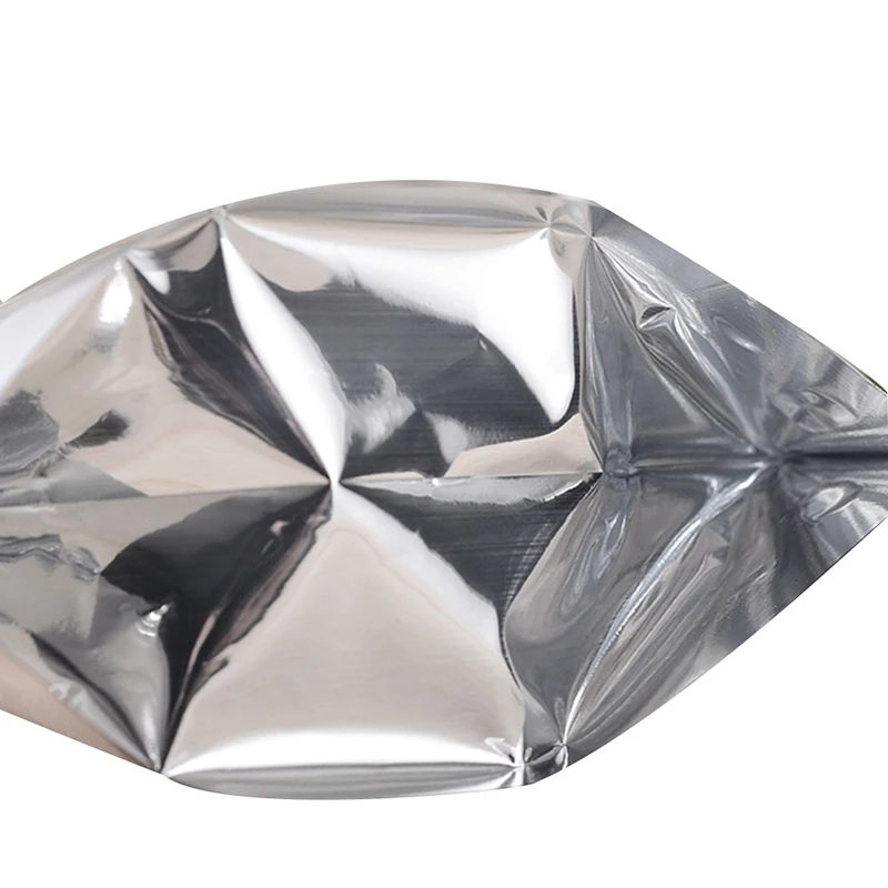10/20pcs FDA Grade Clear Aluminum Foil Pouches Stand Up Food Stoarge Bags Resealable ZipLock Bag Food Packaging