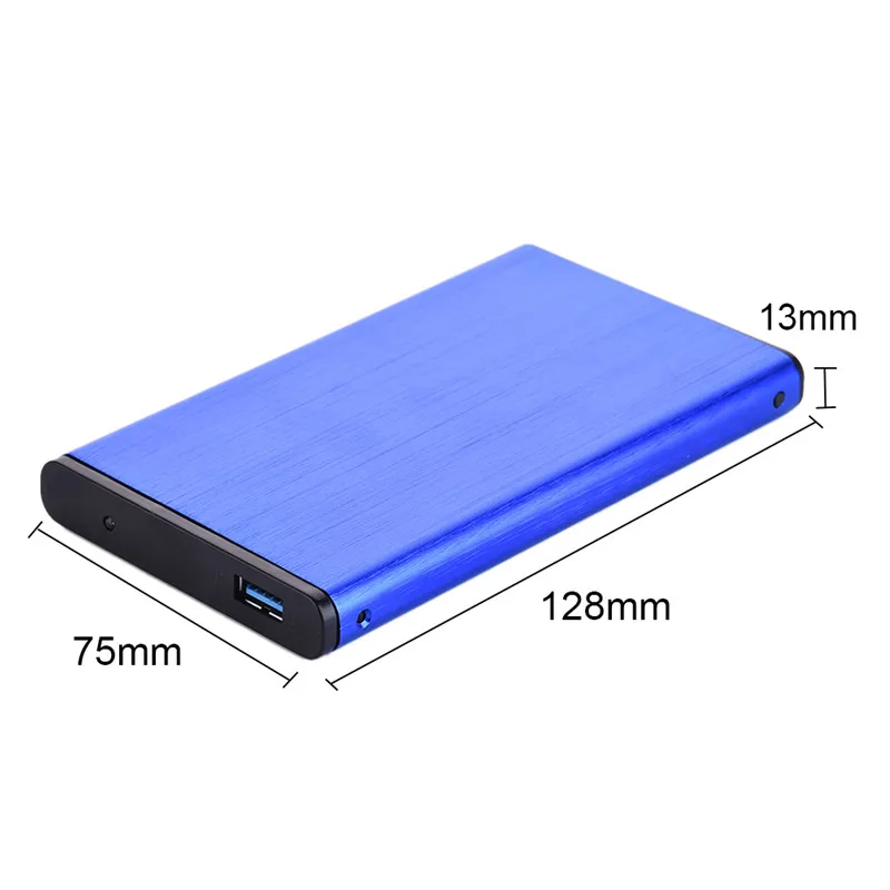 2 5 дюймов USB3.0 SDD/HDD алюминиевый сплав SATA3.0 внешний корпус жесткого диска Поддержка