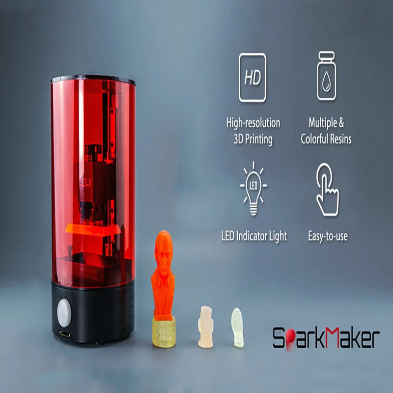 Аксессуары для 3D принтера Sparkmaker Lcd /sla/ Dlp смола 405 нм|Материалы 3D-печати| |