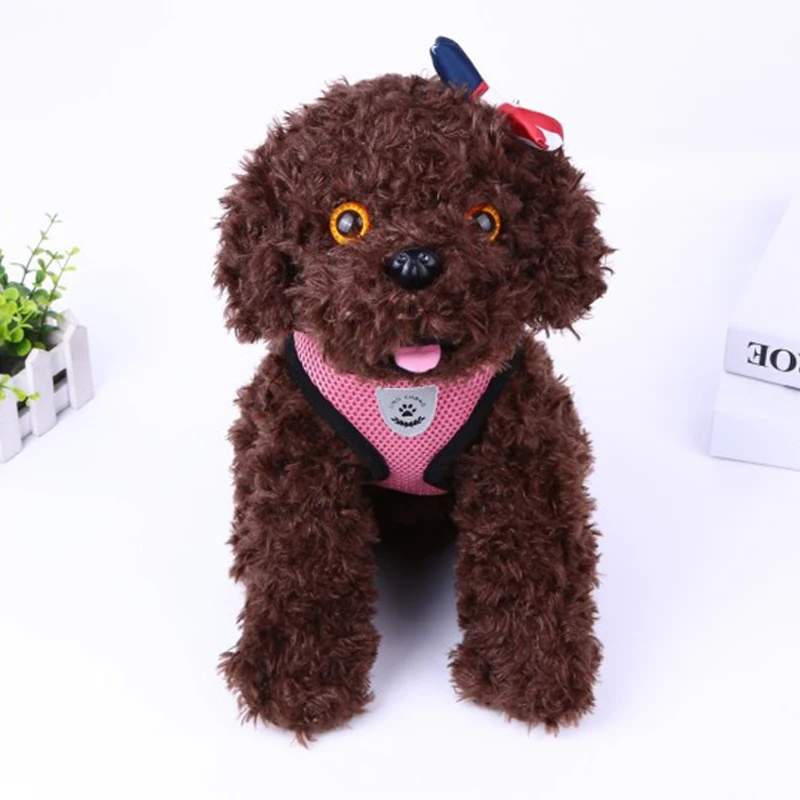 Милый мягкий ошейник и поводок для собак клетчатый прогулок кошек жилет на