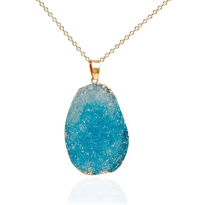 European Style Bohemian Pendant Necklace Vintage Crystal Multilayer Bead Chain Handmade Retro Statement | Украшения и аксессуары