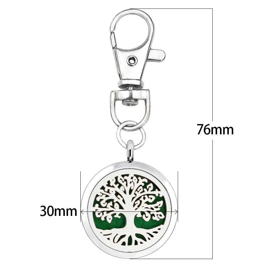 30 мм диффузор брелок с медальоном Омаром застежка эфирное масло ароматерапия