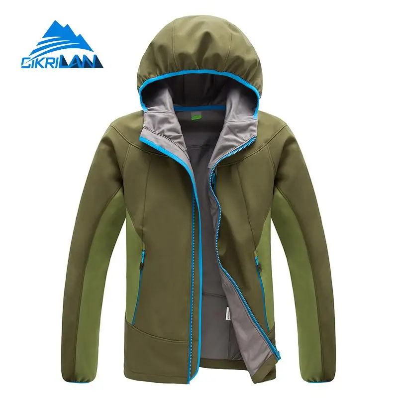 Новый для мужчин s Весна Softshell Jaqueta Masculina пеший Туризм Кемпинг Треккинг с капюшоном