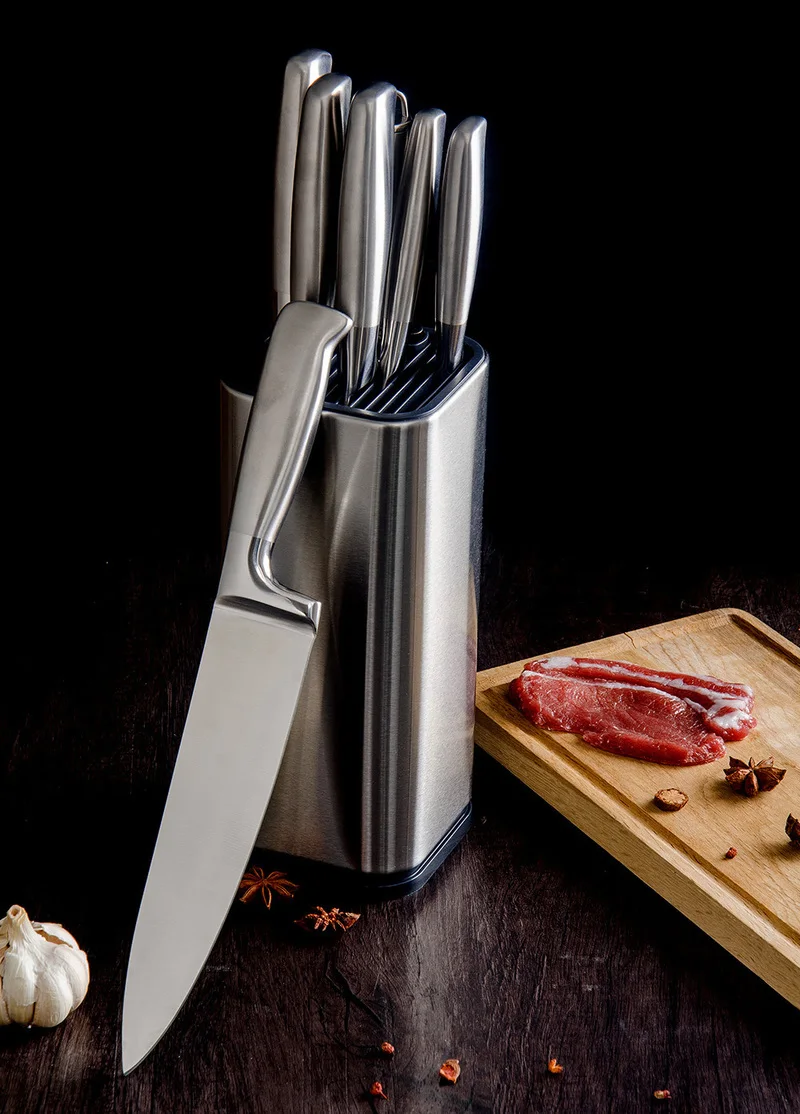 8 дюймовая полка для ножей держатель из нержавеющей стали|Блоки и сумки-скрутки| |