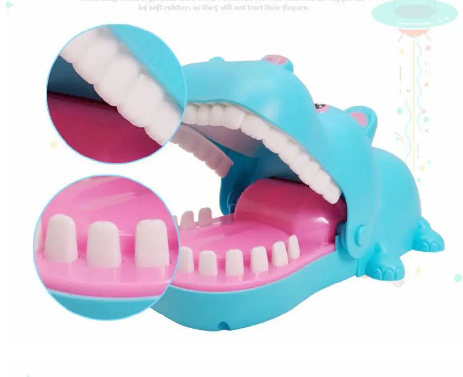 Люминесцентные игрушки детские головоломки Bite Hippopotamus Joke whose Toys|Шутки и розыгрыши|