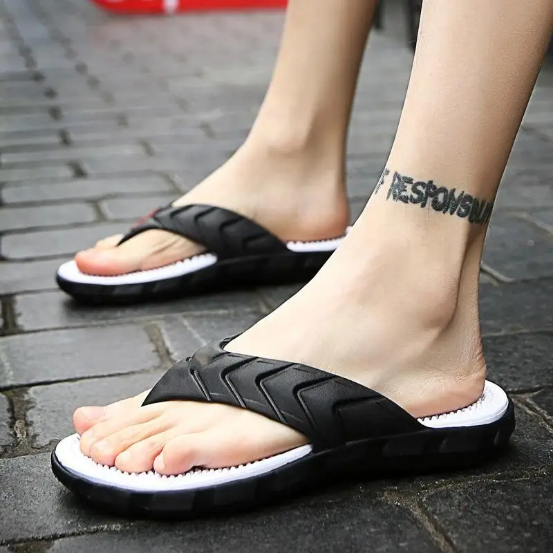 Большие размеры Новинка 2017 года мужские летние сандалии пляжная обувь