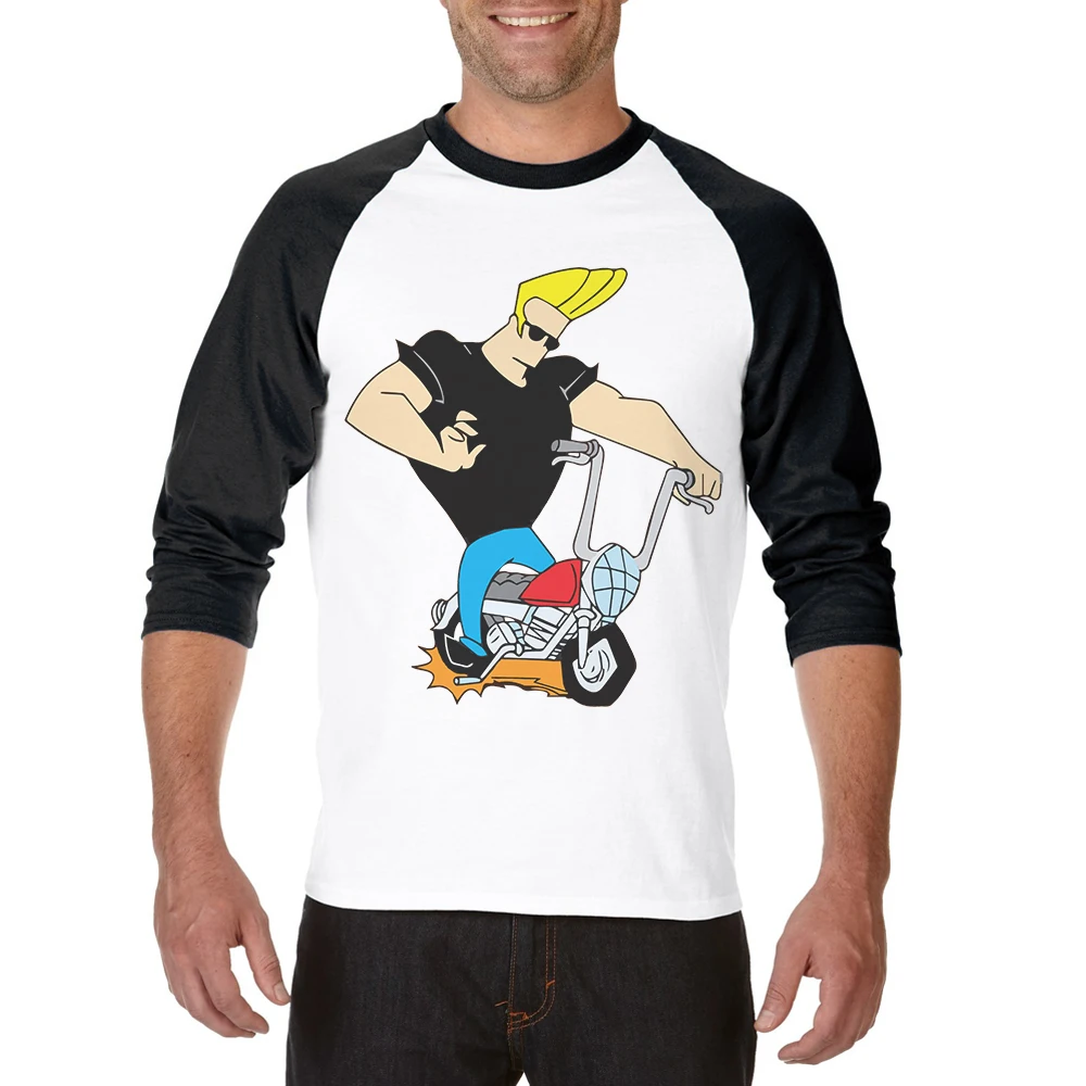 

Newest Men T Shirt Personality Funny Muscular man Printed Mens 3/4 Sleeve T-Shirt Male Cartoon Tee Shirt Cotton Masculina Camisa