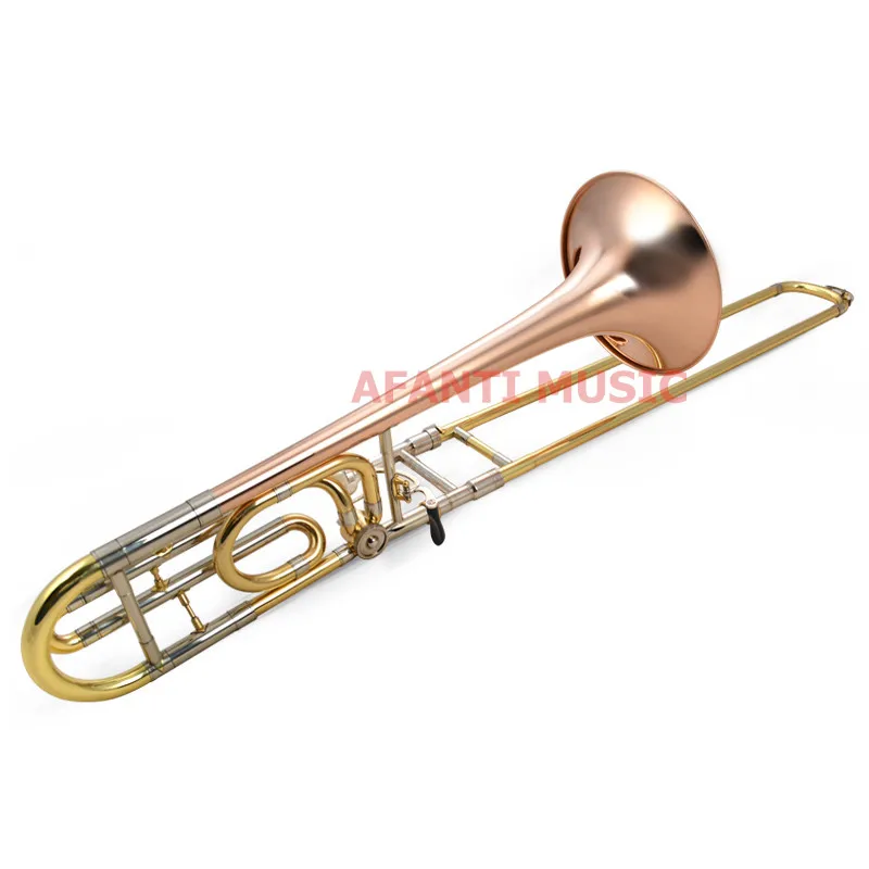 Afanti музыка Bb тон/Желтая латунь/золото отделка тромбон (ATB 104)|brass - Цена: 18 579,20 руб.