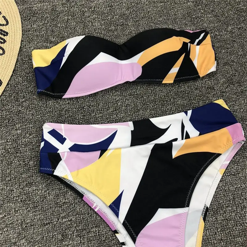 2019 Сексуальное Женское бикини с пуш ап купальник купальный костюм летний пляжная