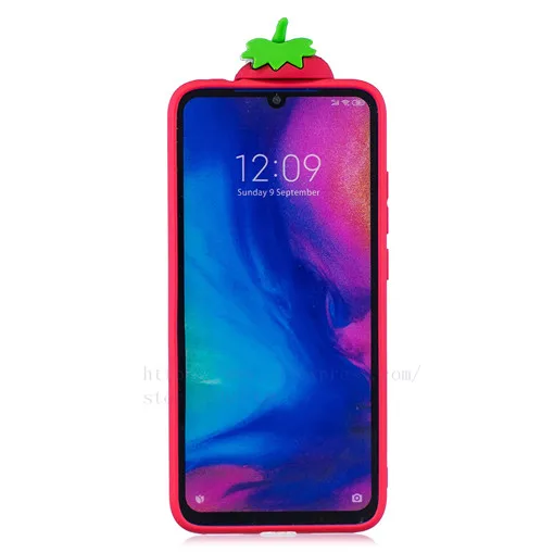 TRISEOLY для Xiaomi Redmi Note 7 Чехол Redmi 7 3D стерео патч мягкий силиконовый бампер набивной чехол с изображением животного для телефона Xiomi Redmi Note7