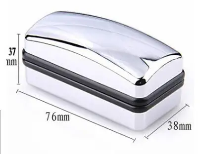 60 шт./лот персонализированные серебряные полированные хромированные коробки