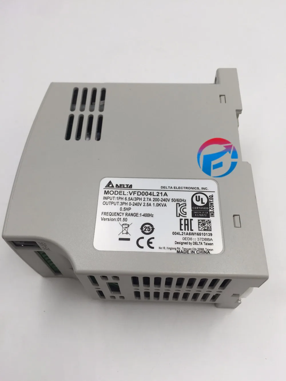 Дельта Инвертор VFD привод VFD004L21A 1 фаза 220В 0.4квт 0.5HP ~ 400 Гц резка древесины и