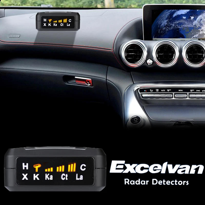 Excelvan D3 автомобильный АНТИПОЛИЦЕЙСКИЙ радар детектор Скорость Лазерный Радар