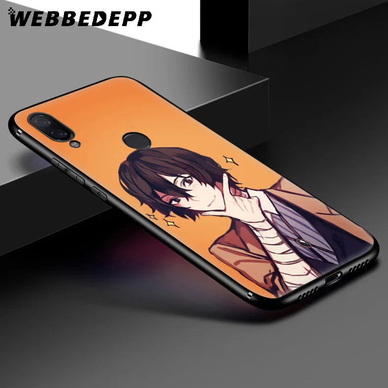 WEBBEDEPP Bungou Stray Dogs Anime Soft Case for Xiaomi Redmi K20 7A 4A 4X 5 5A 6 6A S2 Note 8 4 7 Pro Plus Prime |