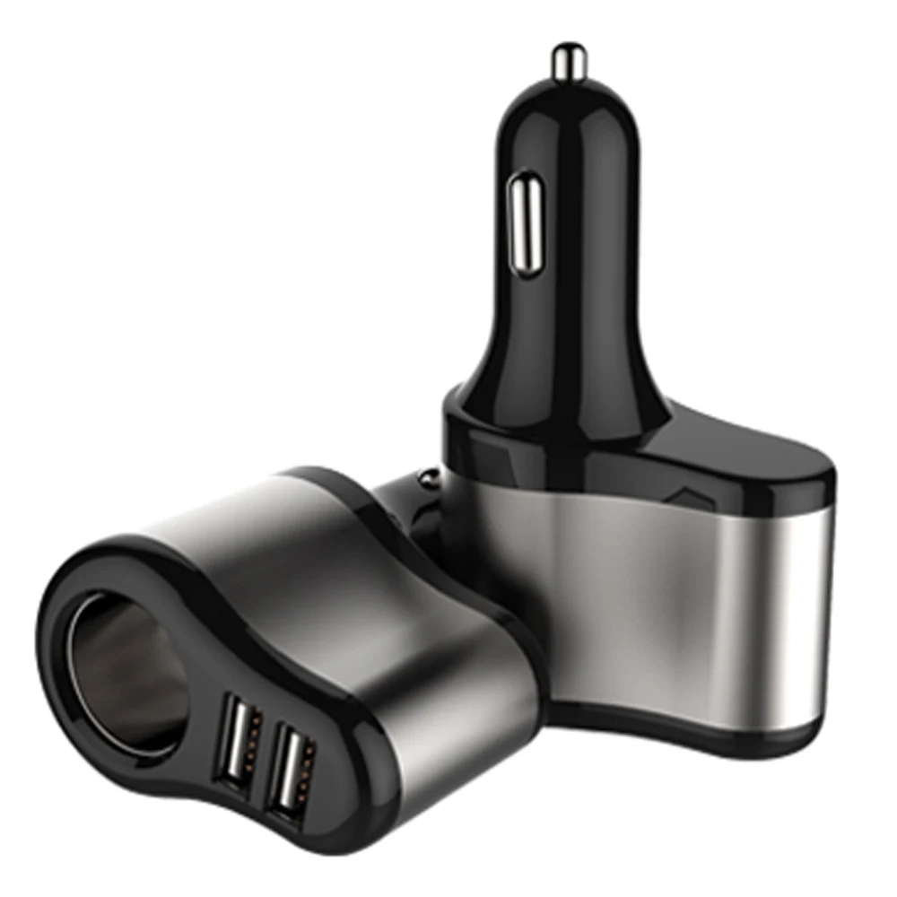 Универсальное Автомобильное Зарядное Устройство Адаптер Прикуривателя Dual USB 1A