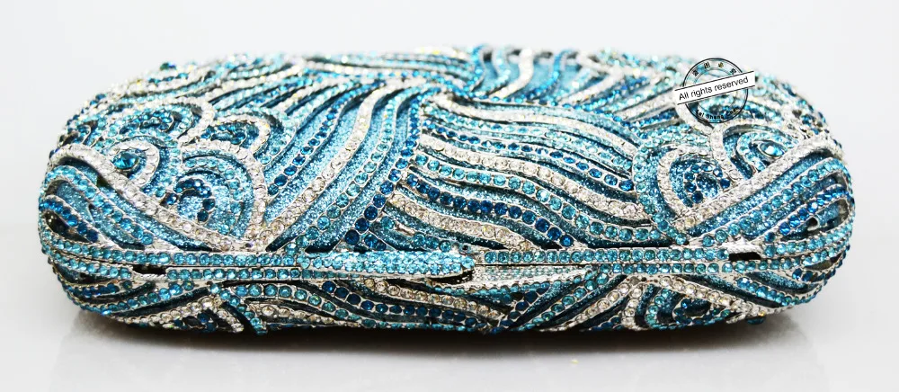 LaSC Бесплатная доставка Женская Роскошная вечерняя сумка с кристаллами модная