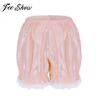 Шорты женские FEESHOW, с кружевным подолом, с блестящими тыквами