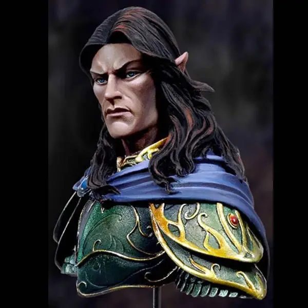 Разобранный неокрашенный бюст 1/10 модельная фигурка из смолы Kit // BUST202 | Игрушки и