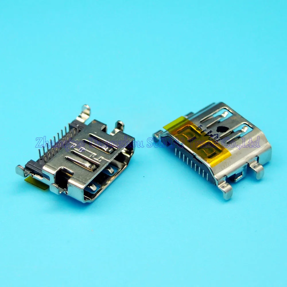 30 шт./лот 19pin HDMI гнездо HD USB порт для asus sony toshiba hp lenovo и т. Д. Jack | Электроника