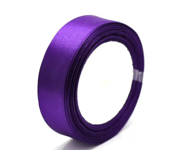 Фиолетовая 1 &quotШирокая Свадебная атласная лента для рукоделия продается в