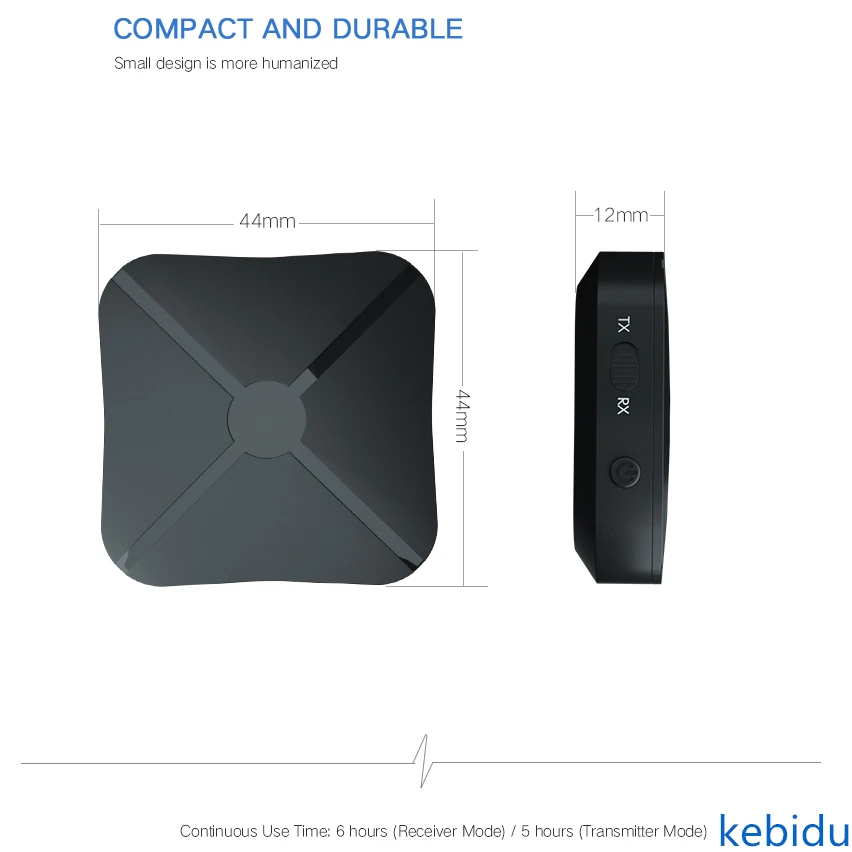 Беспроводной Bluetooth приемник Kebidu музыкальный AUX передатчик 4 2 адаптер аудио 3 5 мм