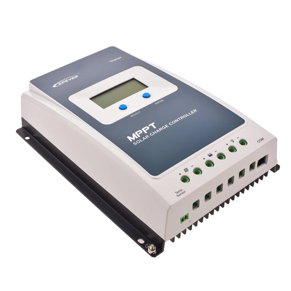 Контроллер заряда солнечной батареи Tracer1210AN MPPT 10A LCD 12 в 24 В, автоматический переключатель, контроллер заряда солнечной батареи 1210an, контроллер зарядного устройства