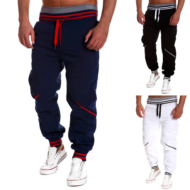 2017 Горячие мужские джоггеры спортивная одежда повседневные свободные длинные