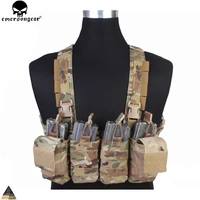 emersongear easy chest rig vest tactical combat recon vest with magazine pouch airsoft hunting paintball vest multicam em7450