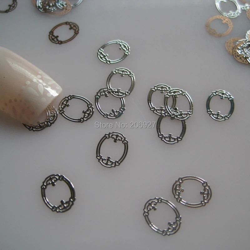 100 шт. серебряные металлические наклейки для дизайна ногтей|sticker background|sticker