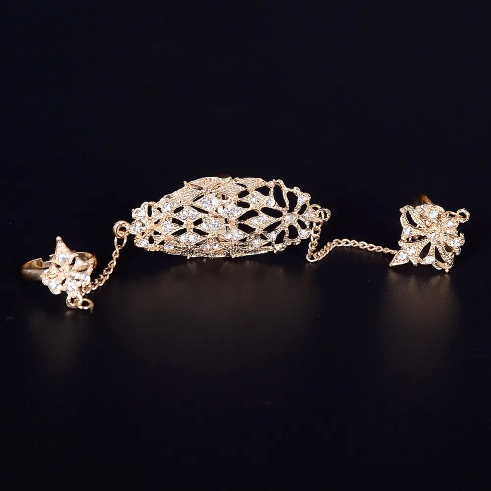 Многослойный женский браслет с кисточками на жгуте пальцев кристаллами цветами