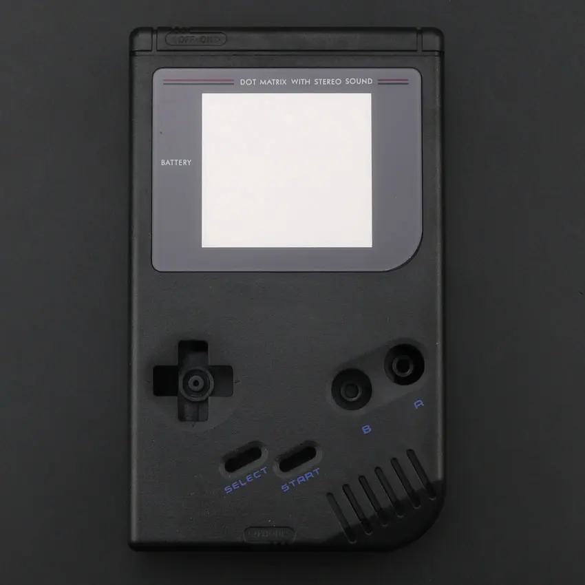 Юйси для GameBoy Классическая игра Замена чехол Пластиковый корпус для nintendo GB корпус консоли - Цвет: Black