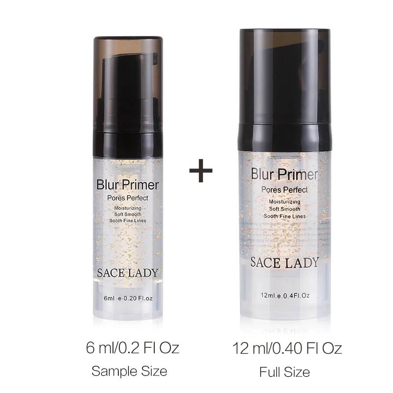 Blur Primer Set SACE леди праймеры макияж 24 К золото масла управление матовая Make Up Уход за кожей лица База гель Professional поры основа под макияж бренд косметический - Цвет: Blur Primer Set