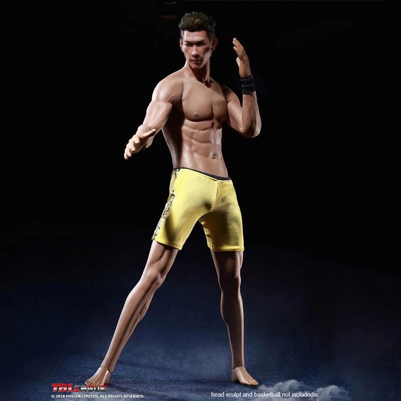 TBLeague 2018 M36A 1/6 гибкий бесшовный мужской Азиатский Звездный загар мышечная модель