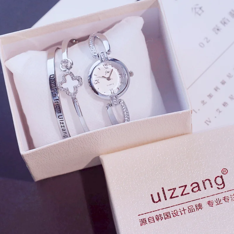 2018 изысканный подарок роскошные женские аксессуары прилагаемые часы и два