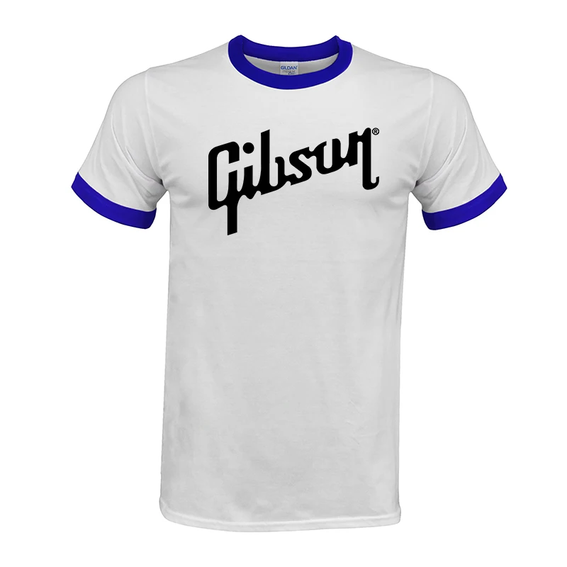 Мужская хлопковая футболка с круглым вырезом Gibson коротким рукавом в Европейском