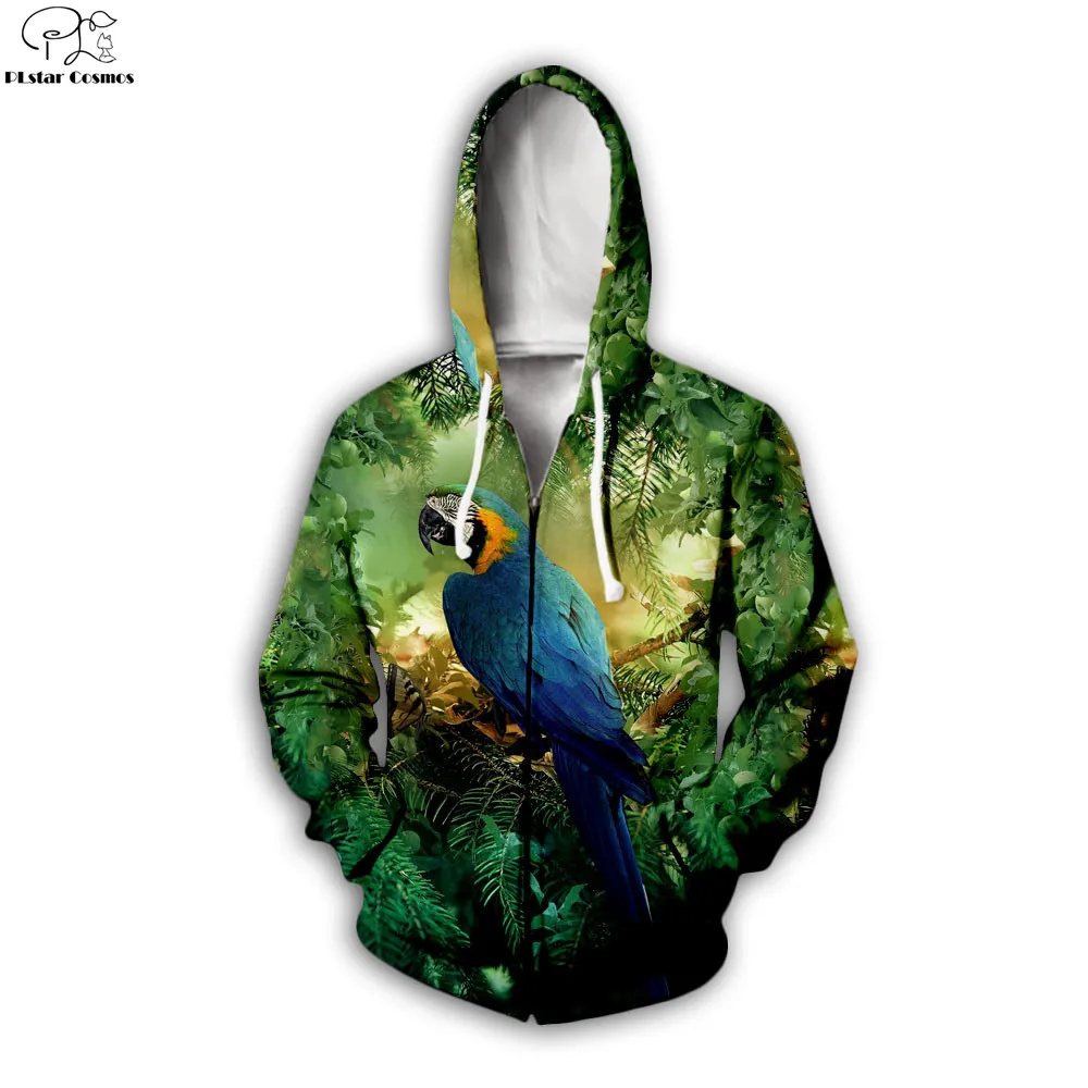 

Parrot Hoodies Men women hoodies Hip Hop Pullover bird 3d Print sweatshirt Tracksuits Clothes Casual Tops sweatshirt coat THS034