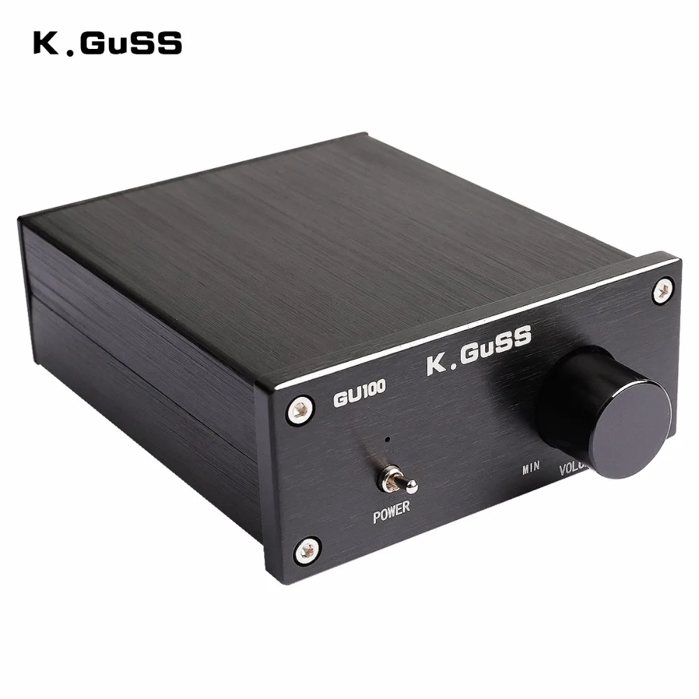 K. GUSS GU100 мини HiFi Класс D аудио цифровой усилитель мощности tpa3116d2 TPA3116 расширенный