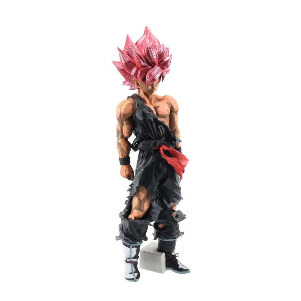 34 см Big Dragon Ball Z Супер из мультфильма MSP супер сайян сын Гоку черный Вегета ПВХ
