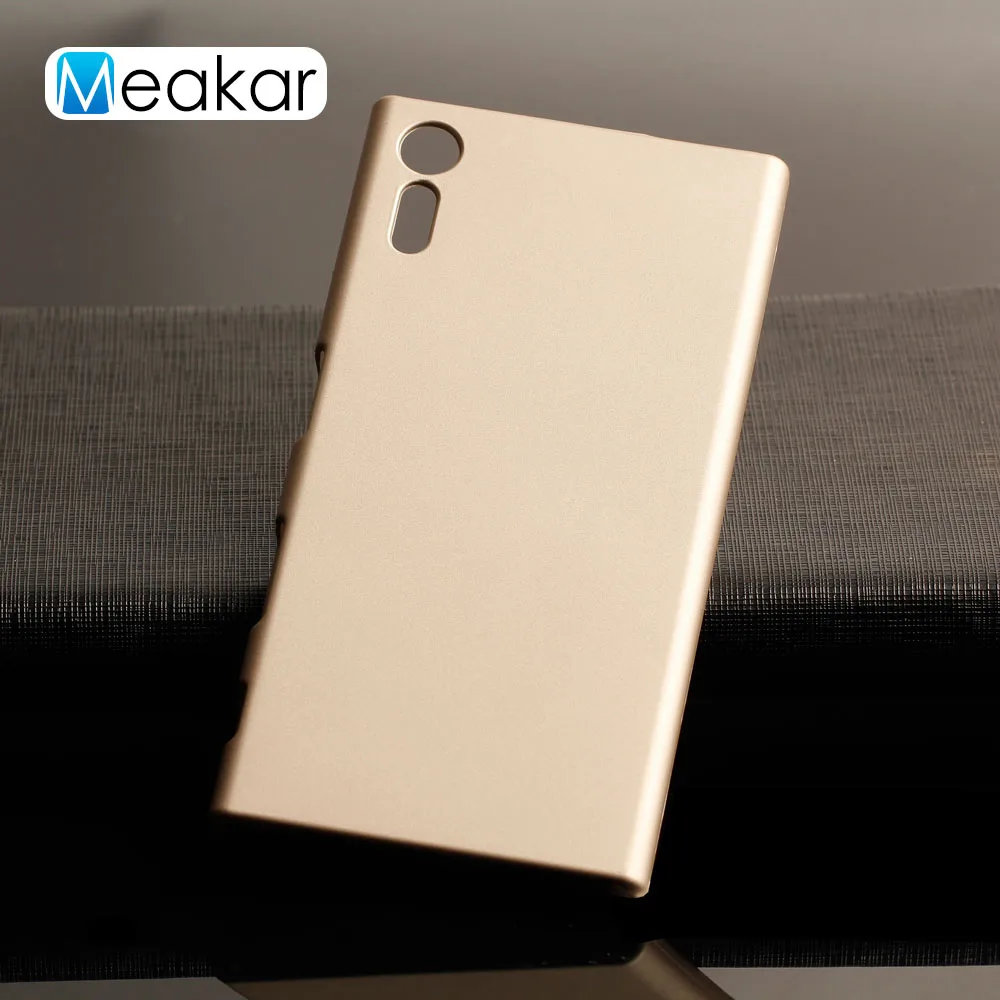 Golden Матовая Пластик Coque 5.2For sony Xperia Xz чехол для sony Xperia Xz Dual F8331 F8332 SO-01J телефона чехол-лента на заднюю панель - Цвет: Golden