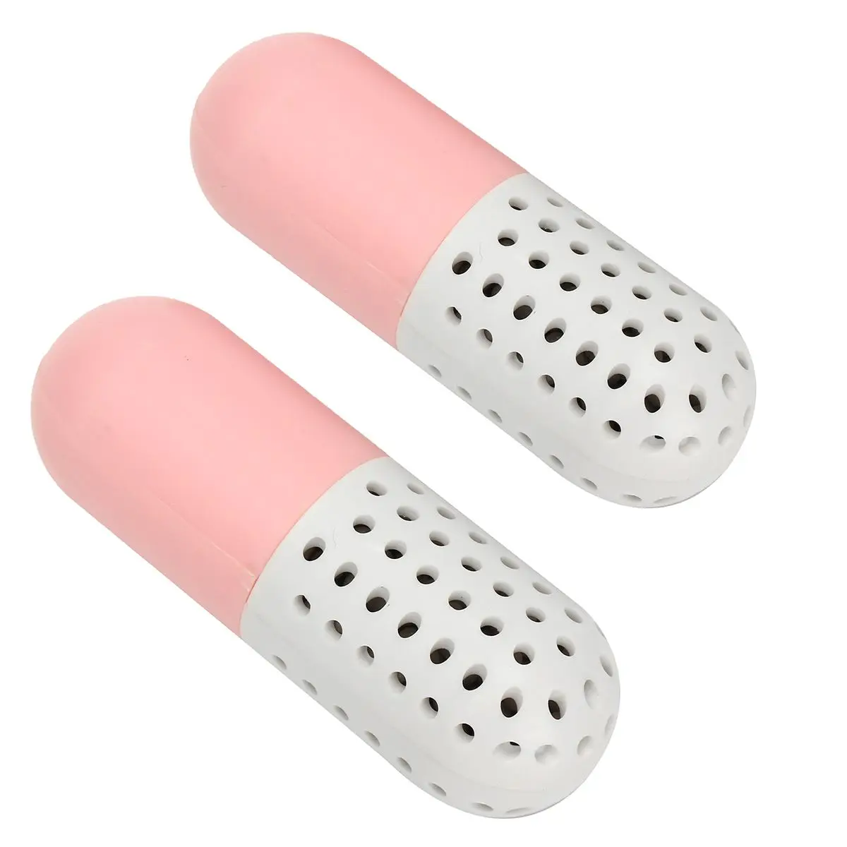 Pink 2 шт. дезодорант для обуви, растягивающийся дезодорант, стерилизатор для домашней обуви, сушилка, поглотитель влаги, средство для удаления запахов и микробов - Цвет: Pink