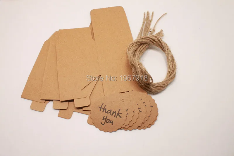 10 шт./лот коробки для свадебных сувениров коробка из крафт бумаги конфет бумажная