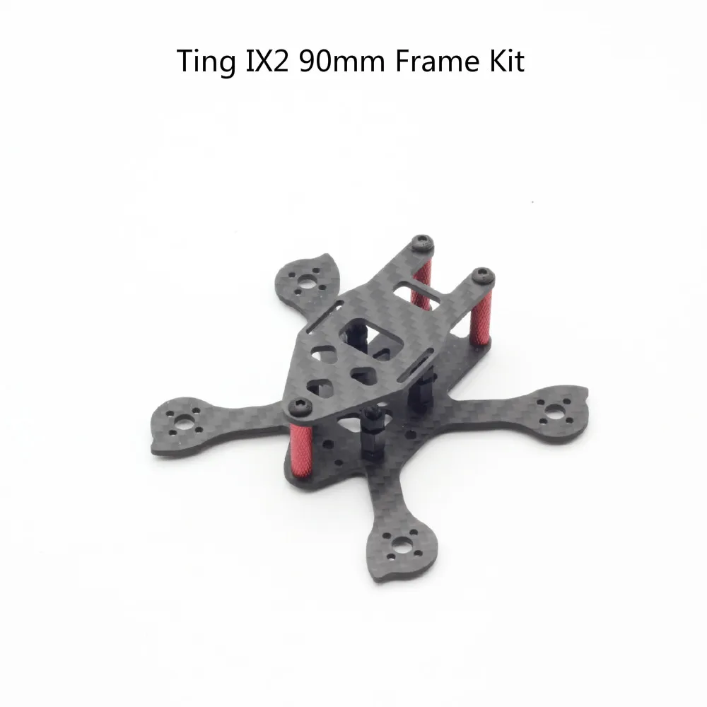 Tiny IX2 90 мм микро FPV Гоночная Рама Комплект совместим с 1104/1103 бесщеточный двигатель
