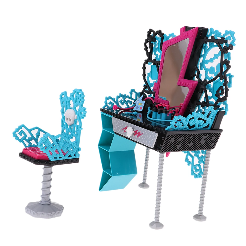 Гардеробный столик ярких цветов для кукол Monster High мебель 1/6 30 см аксессуары