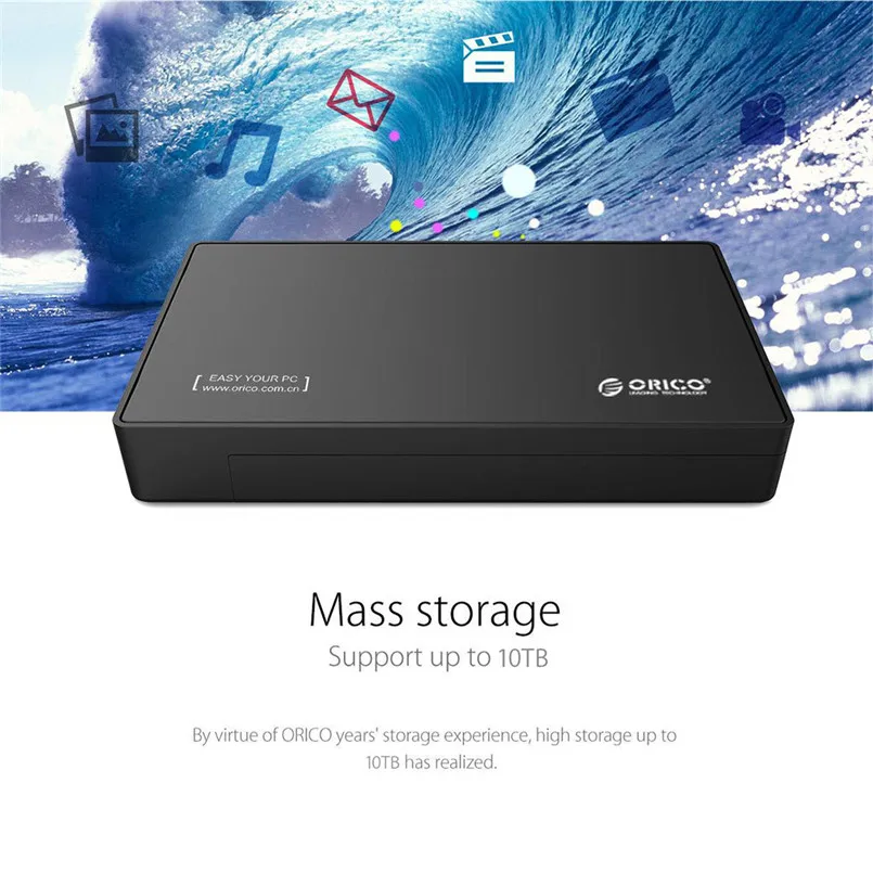 Внешний корпус жесткого диска USB 3 0 на SATA 5 для HDD и SSD 40JUN27|Жёсткие диски боксы HDD| |