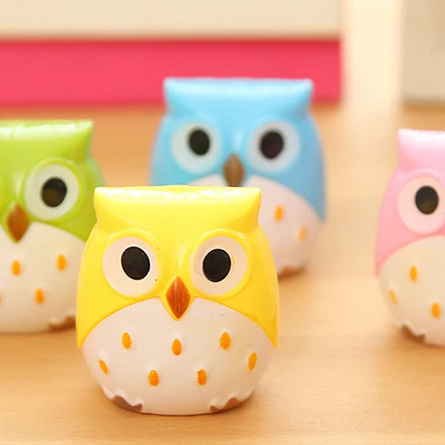 Kawaii мультфильм для карандаша в виде совы точилка резак нож студентов подарок