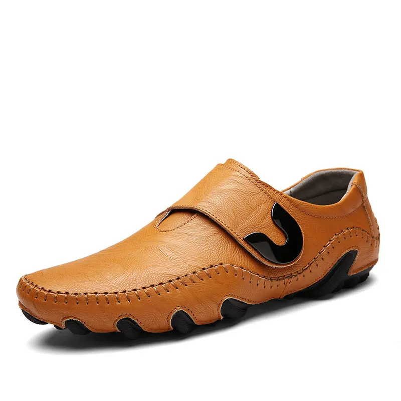 Autumn Winter Men's Casual Shoes Genuine Leather Men Loafers Handmade Mocassin Homme Warm Fur Moccasins Driving | Обувь