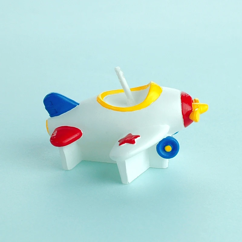 Children's birthday party supplies Birthday candles Creative Smoke-free craft Aircraft small | Дом и сад