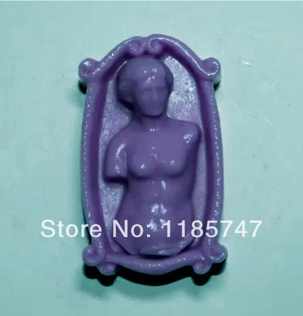 Классическая силиконовая форма для мыла ручной работы портрета человека