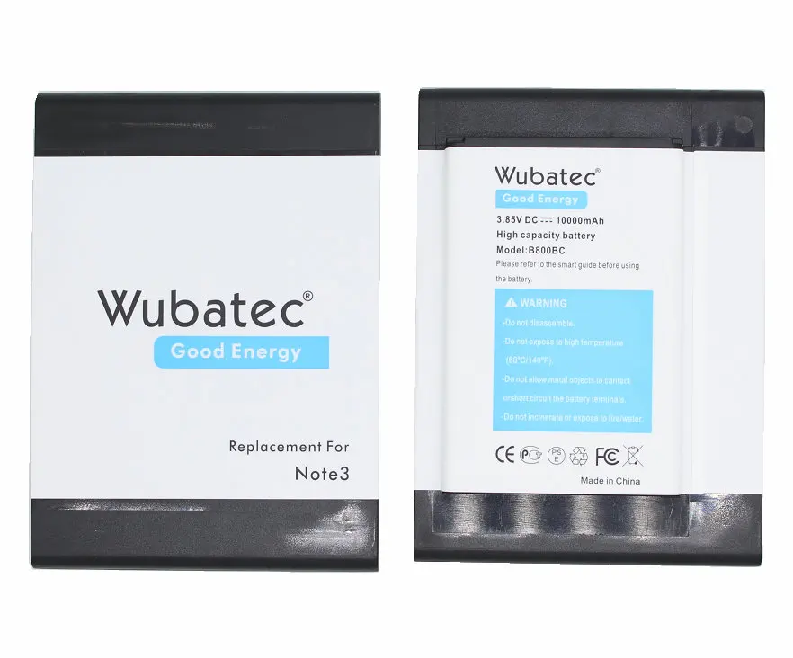 Wubatec 2x Note 3 NFC Расширенный аккумулятор 10000 мАч для Samsung Galaxy Note3 N9000 N9002 N9005 N9006 N900S N900L